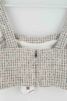 Top sans manche Claudie Pierlot Ecru en Coton