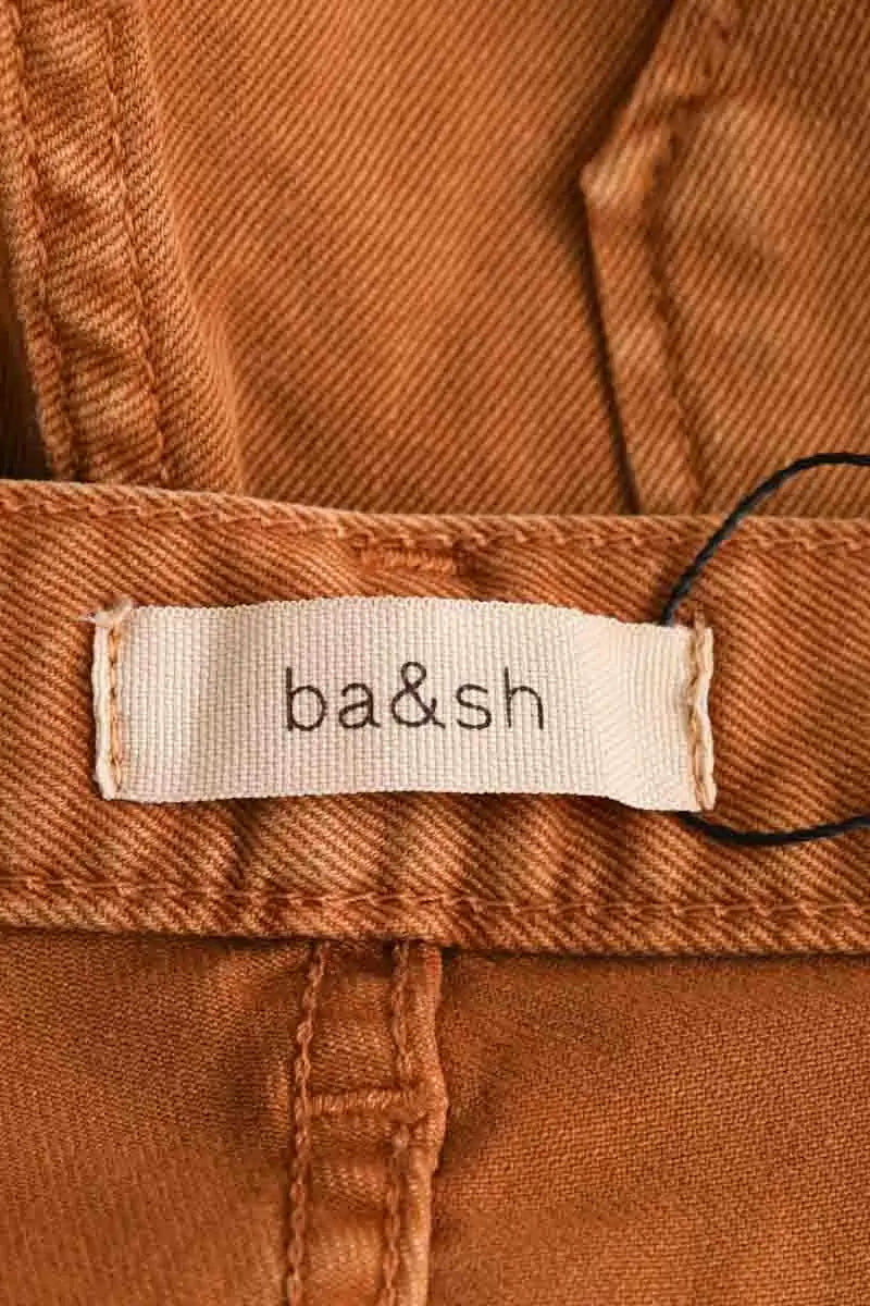 Jean droit Ba&Sh Camel en Coton