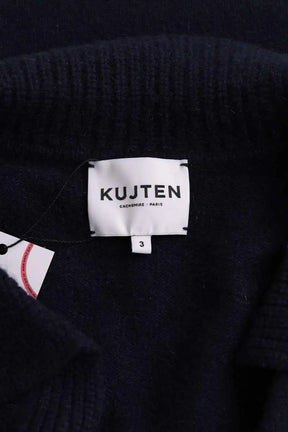 Pull Kujten Aenor Bleu en Cachemire