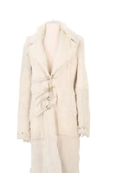 Manteau Other Brand Blanc en Fourrure, taille L - Seconde Main