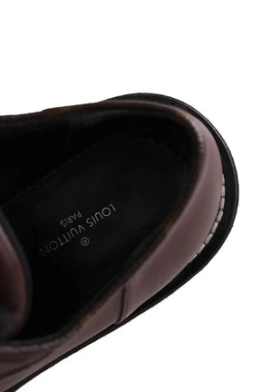 Chaussures à lacets Louis Vuitton Derby plat district Bordeaux en Cuir