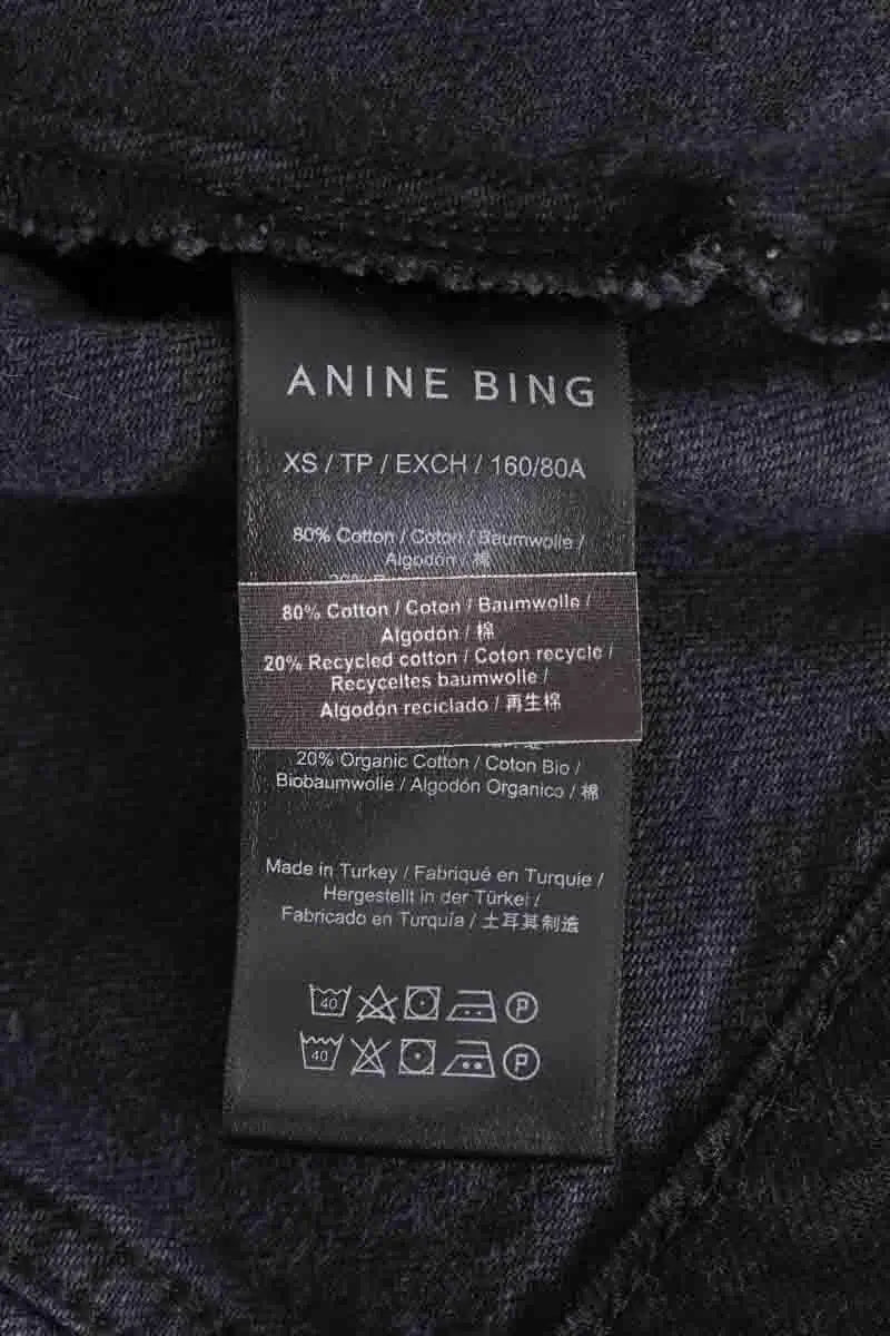 Veste Anine Bing Noir en Coton