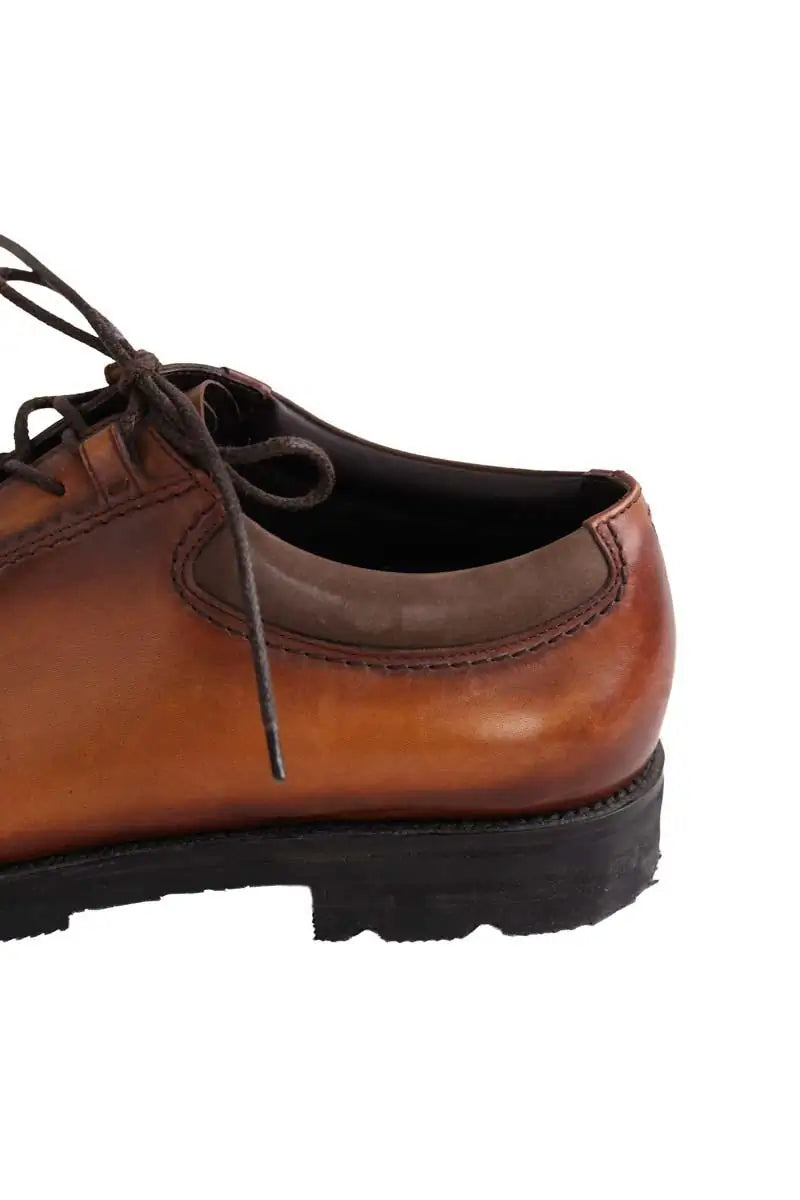 Chaussures à lacets Berluti Camel en Cuir