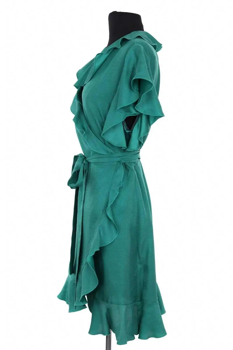 Robe Tara Jarmon Vert en Soie
