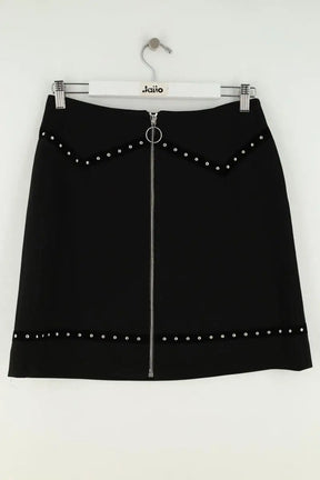 Mini jupe Maje Noir en Synthétique