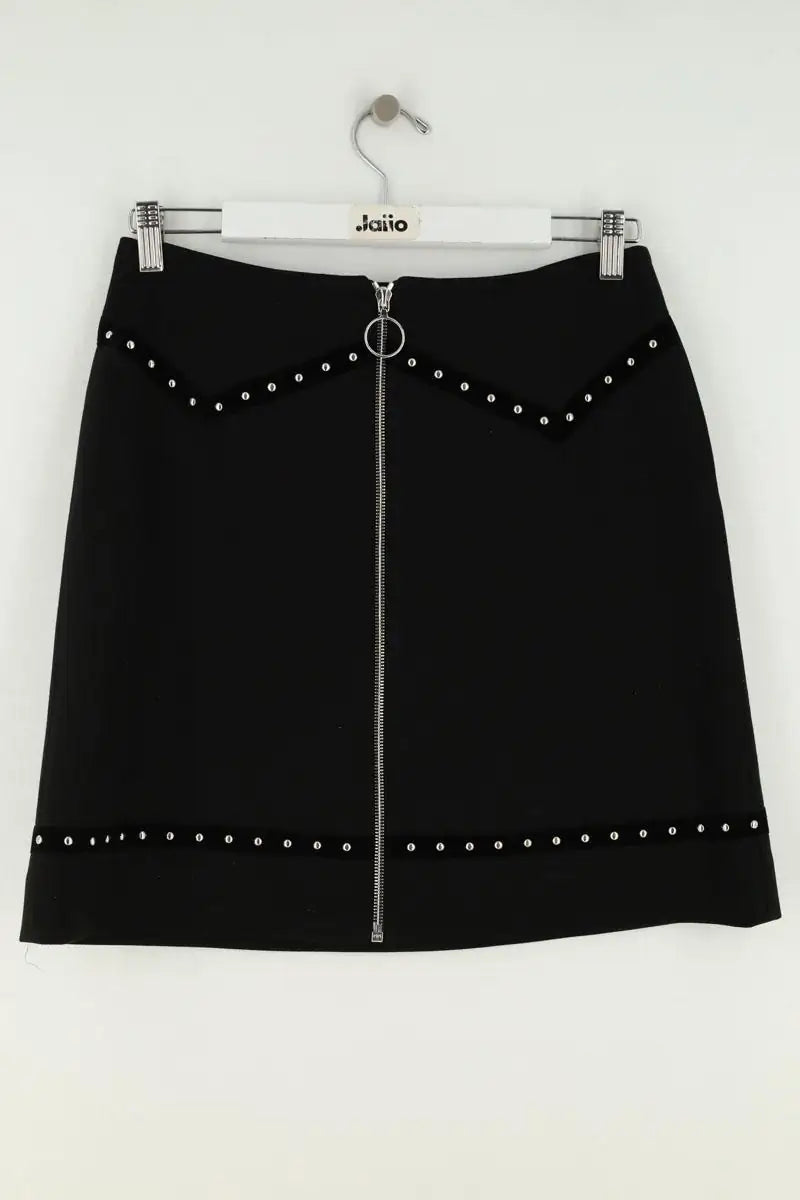 Mini jupe Maje Noir en Synthétique