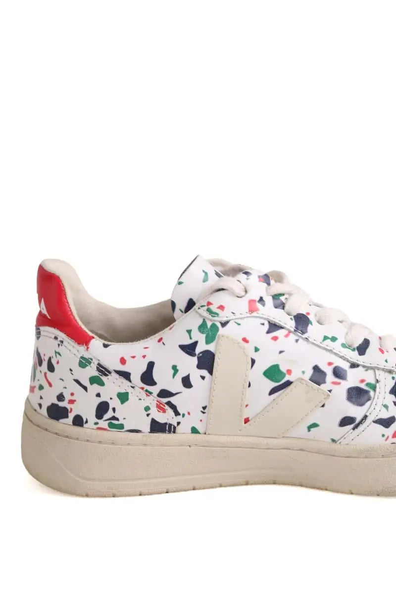 Baskets Veja Blanc en Cuir