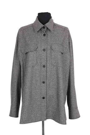 Chemise Pallas Noir en Laine, taille M - Seconde Main