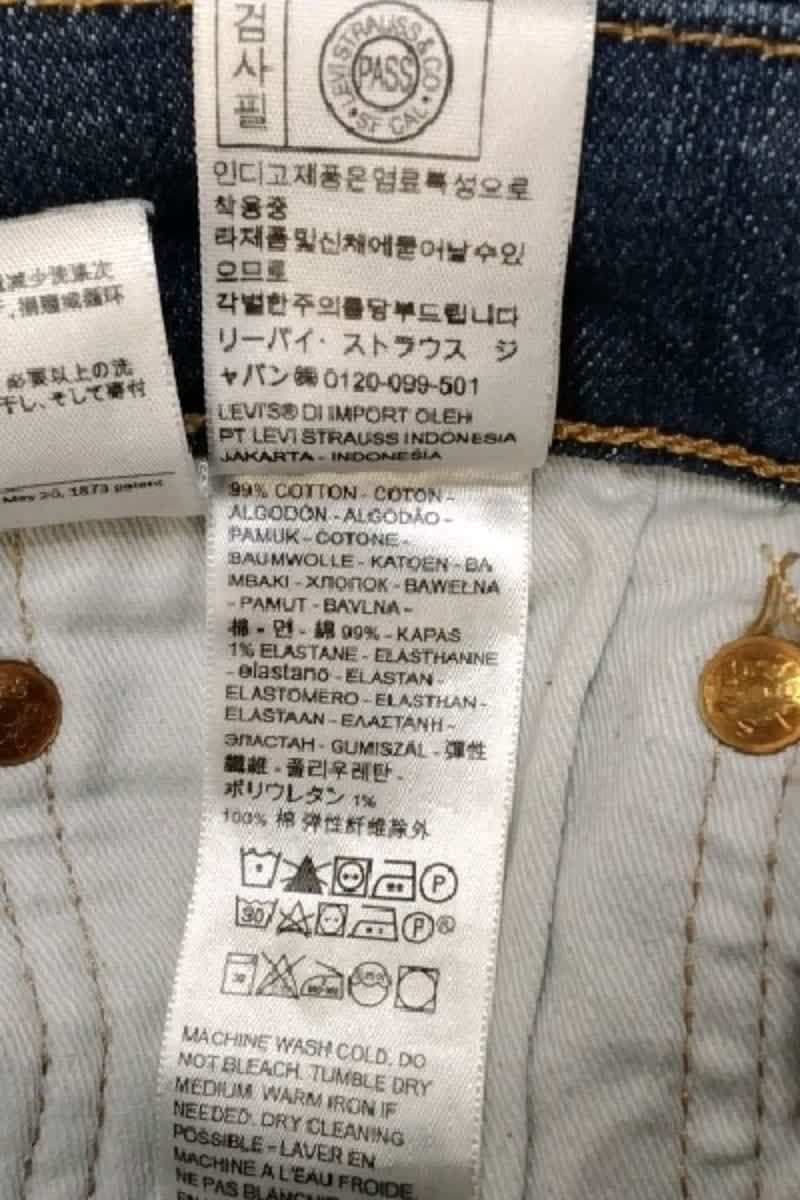 Jean slim Levi's  Bleu