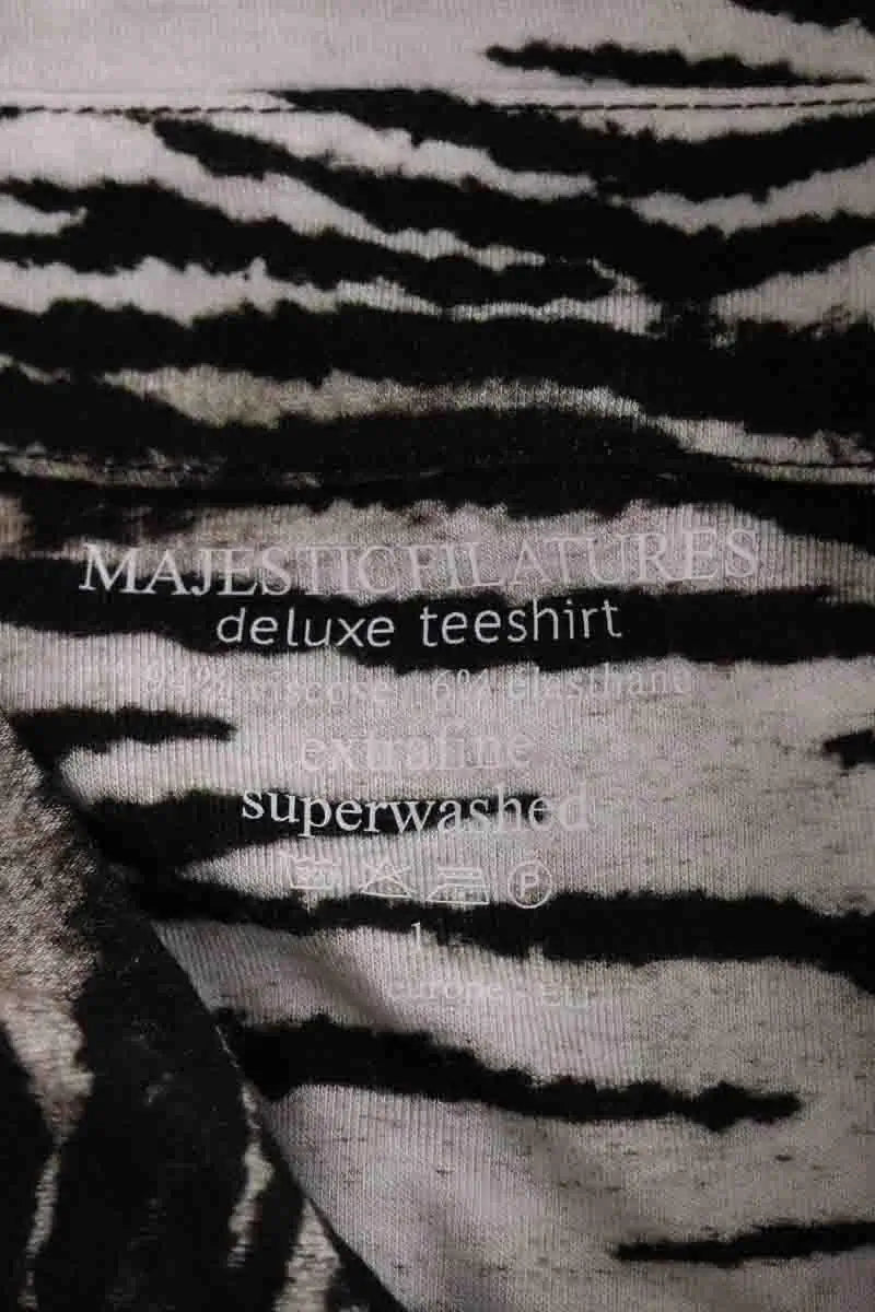 Top Majestic Filatures Noir en Viscose