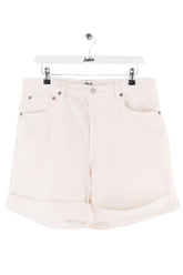 Bermuda Agolde Ecru en Coton, taille L - Seconde Main