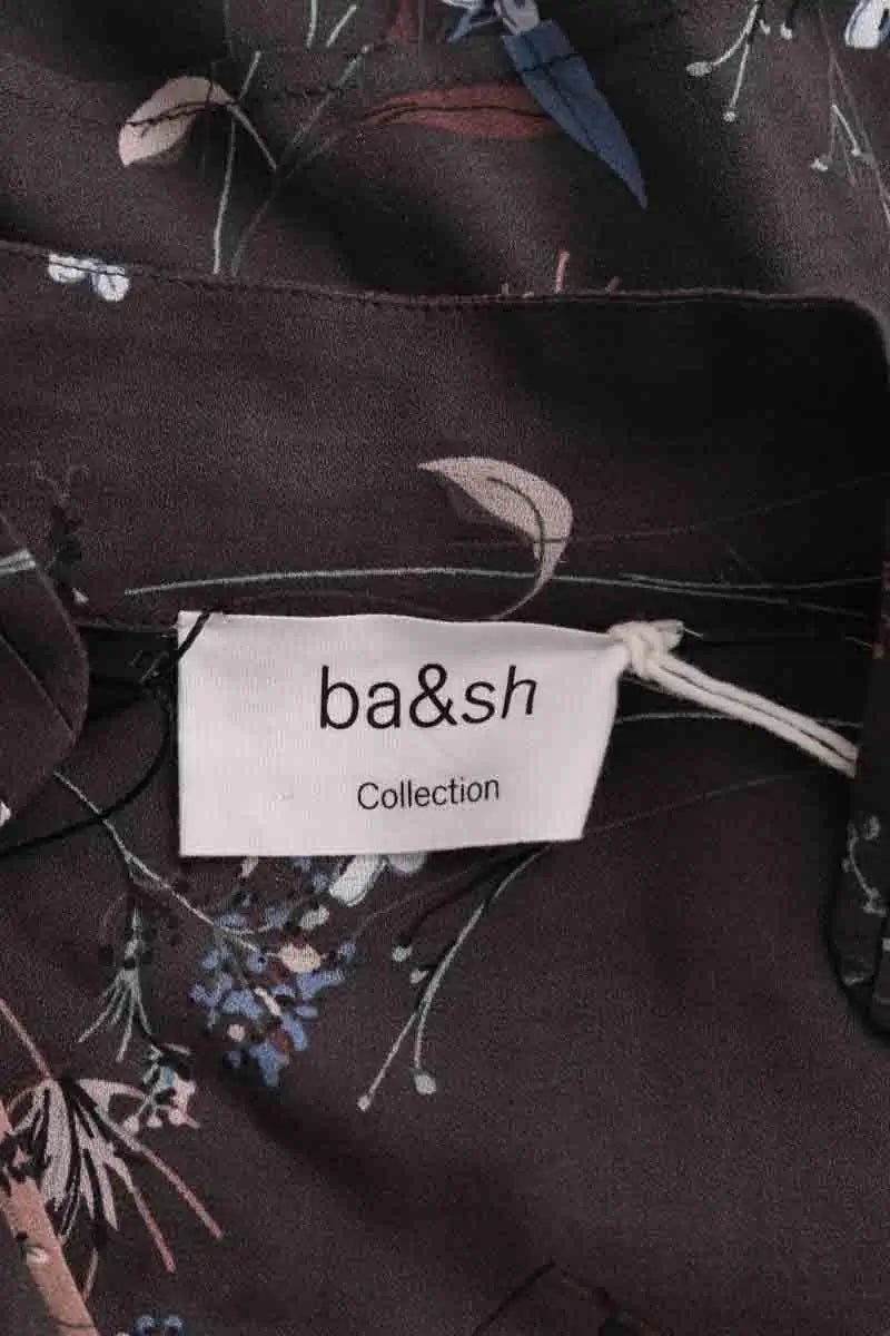 Robe Ba&Sh Faustine Gris en Synthétique