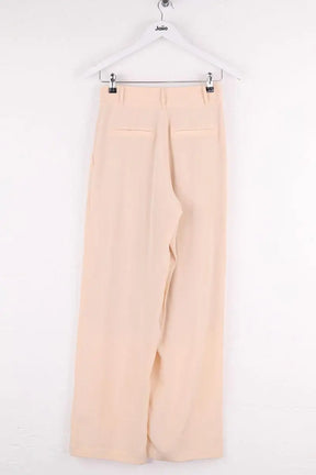 Pantalon large Max & Moi Beige en Soie