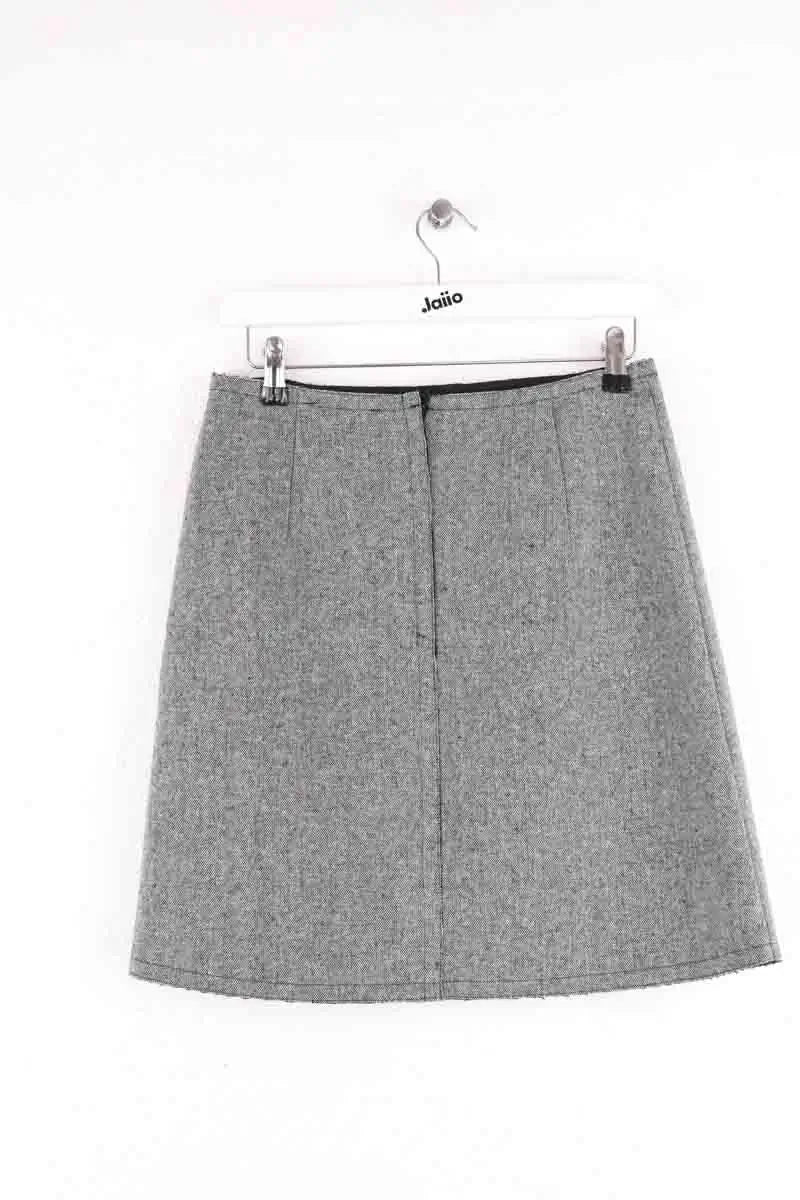 Jupe Sandro Gris en Laine
