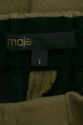 Mini short Maje Camel en Coton
