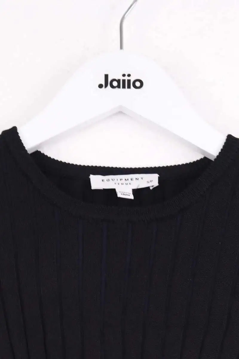 Top Equipment Noir en Viscose