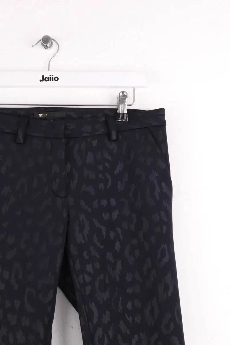 Pantalon Maje Noir en Synthétique