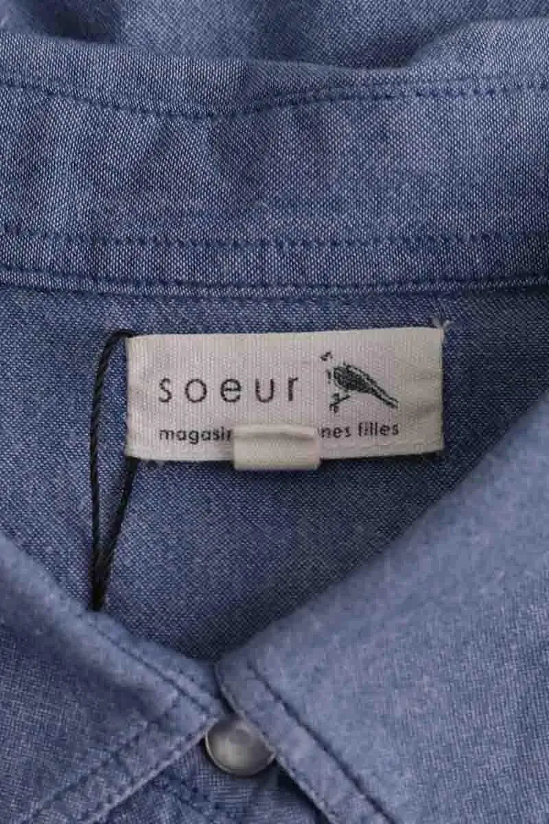 Chemise Soeur Bleu en Coton