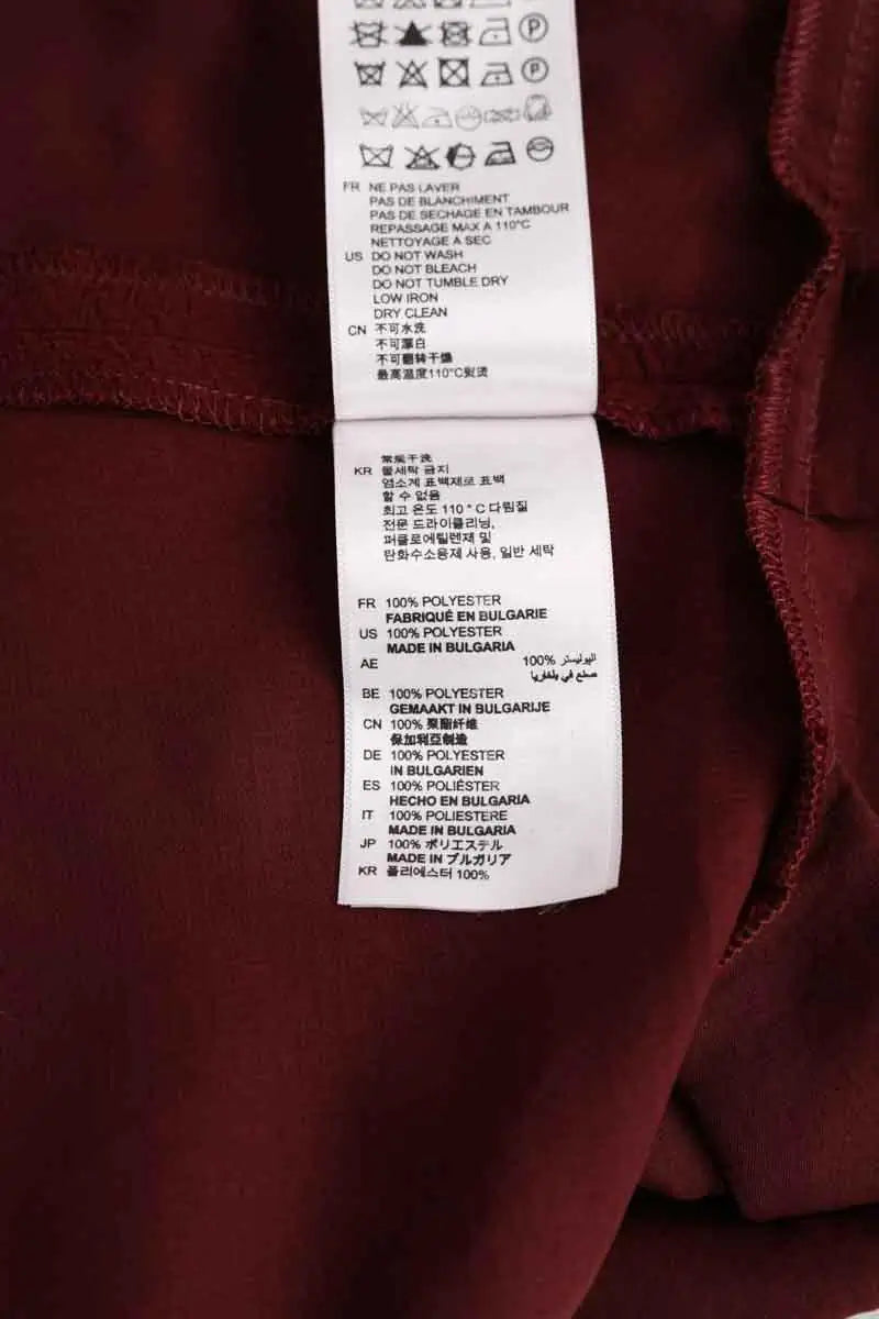 Robe Sandro Bordeaux en Synthétique