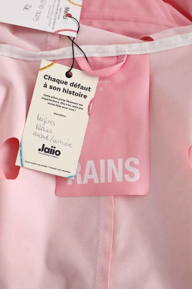 Imperméable Rains Rose en Polyester