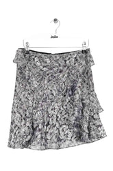 Jupe The Kooples Argent en Soie, taille S - Seconde Main
