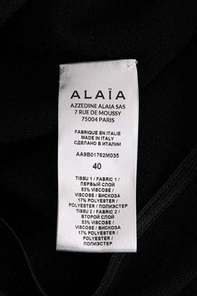 Body Alaïa Noir en Viscose