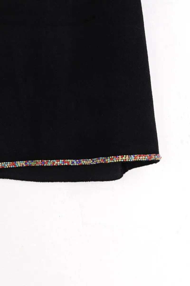 Mini jupe Sandro Noir en Viscose