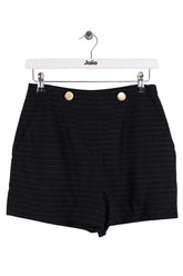 Mini short Sandro Bleu en Laine, taille M - Seconde Main