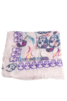 Écharpe Zadig & Voltaire Multicolore en Synthétique - Seconde Main
