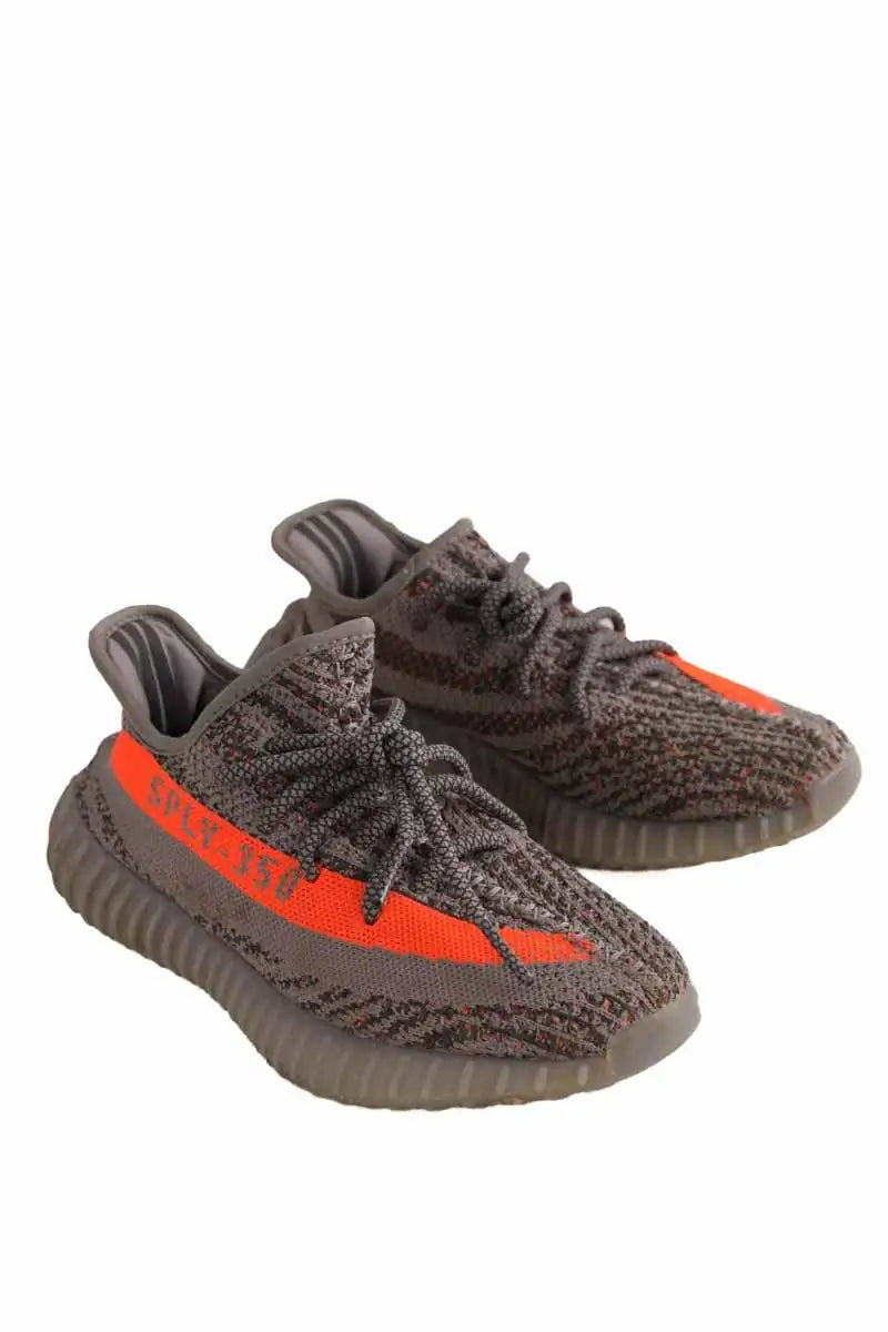 Baskets Yeezy Gris en Tissu