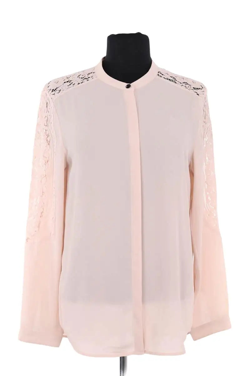 Blouse The Kooples Beige en Synthétique, taille S - Seconde Main