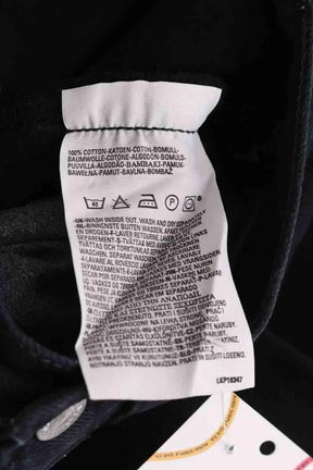 Jean droit W25 L32 Levi's 501 Noir en Coton