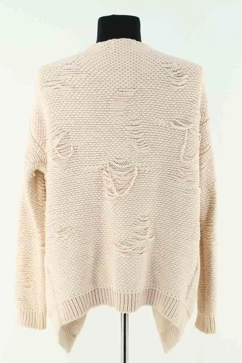 Cardigan Ba&Sh Ecru en Coton