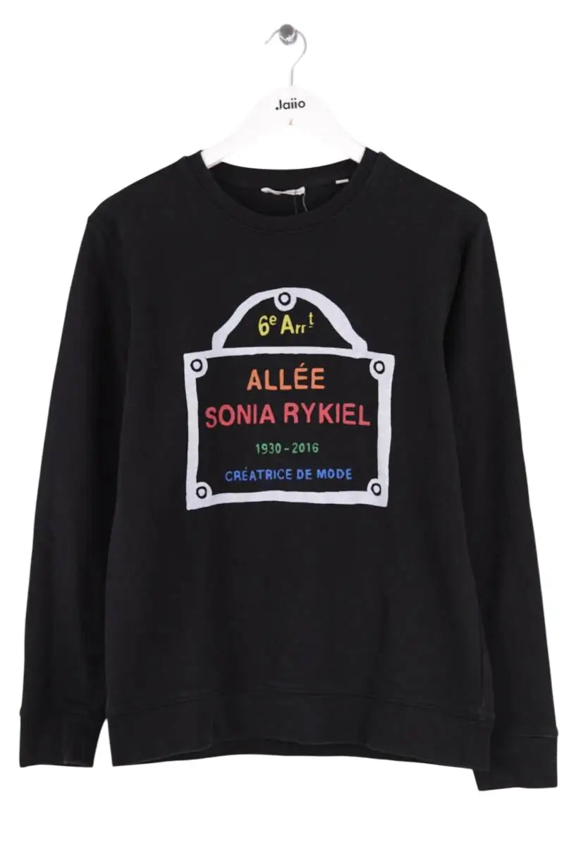 Sweatshirt Sonia Rykiel Noir en Coton, taille M - Seconde Main