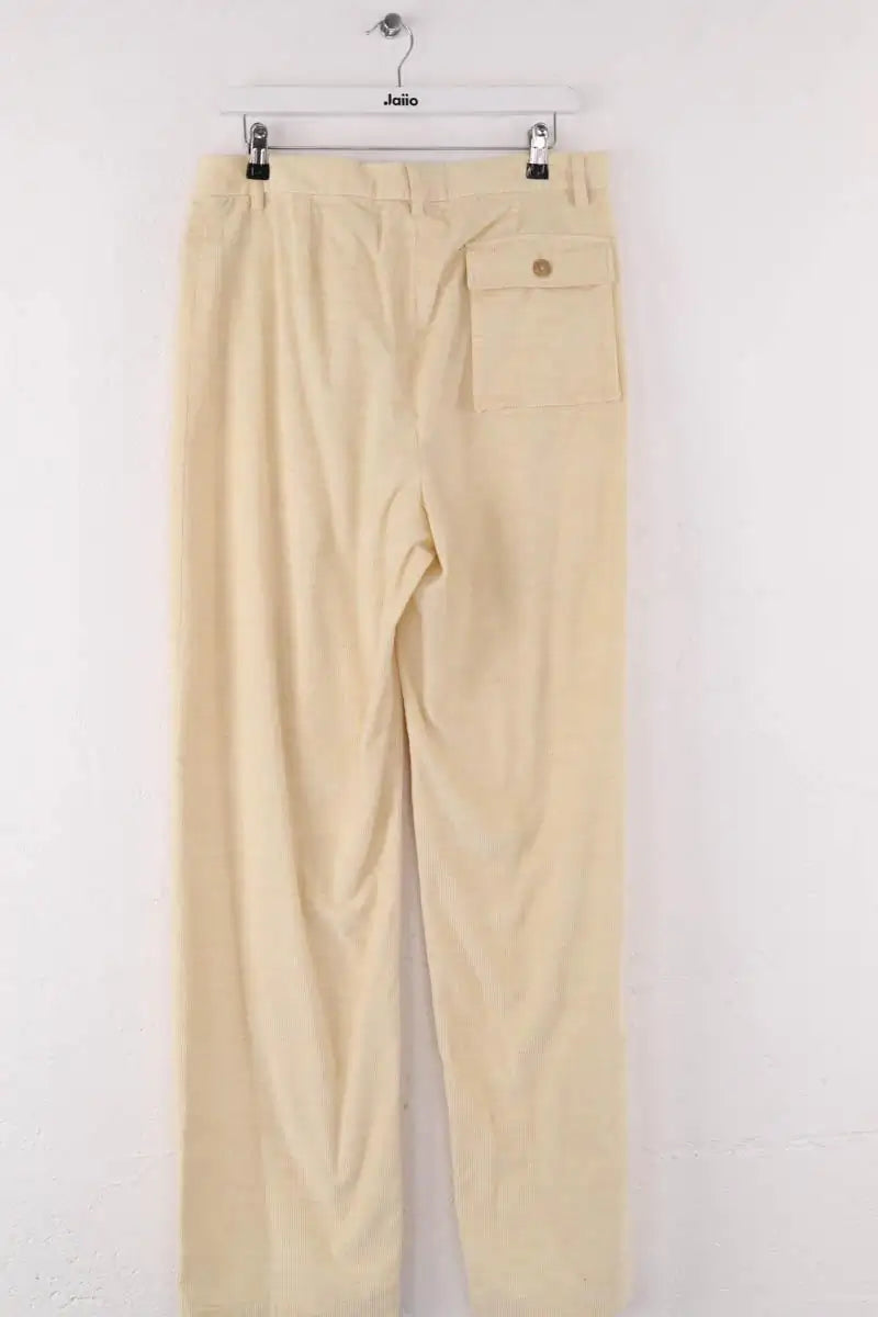 Pantalon droit Maryam Nassir Zadeh Jaune en Coton