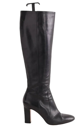 Bottes Gianvito Rossi Noir en Cuir, taille 37 - Seconde Main