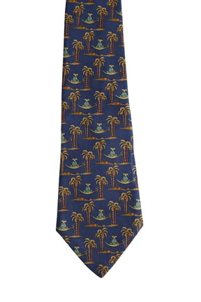 Cravate Salvatore Ferragamo  Bleu