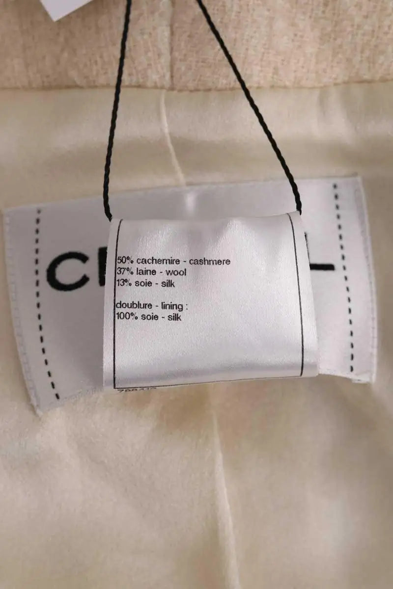 Veste Chanel Beige en Cachemire