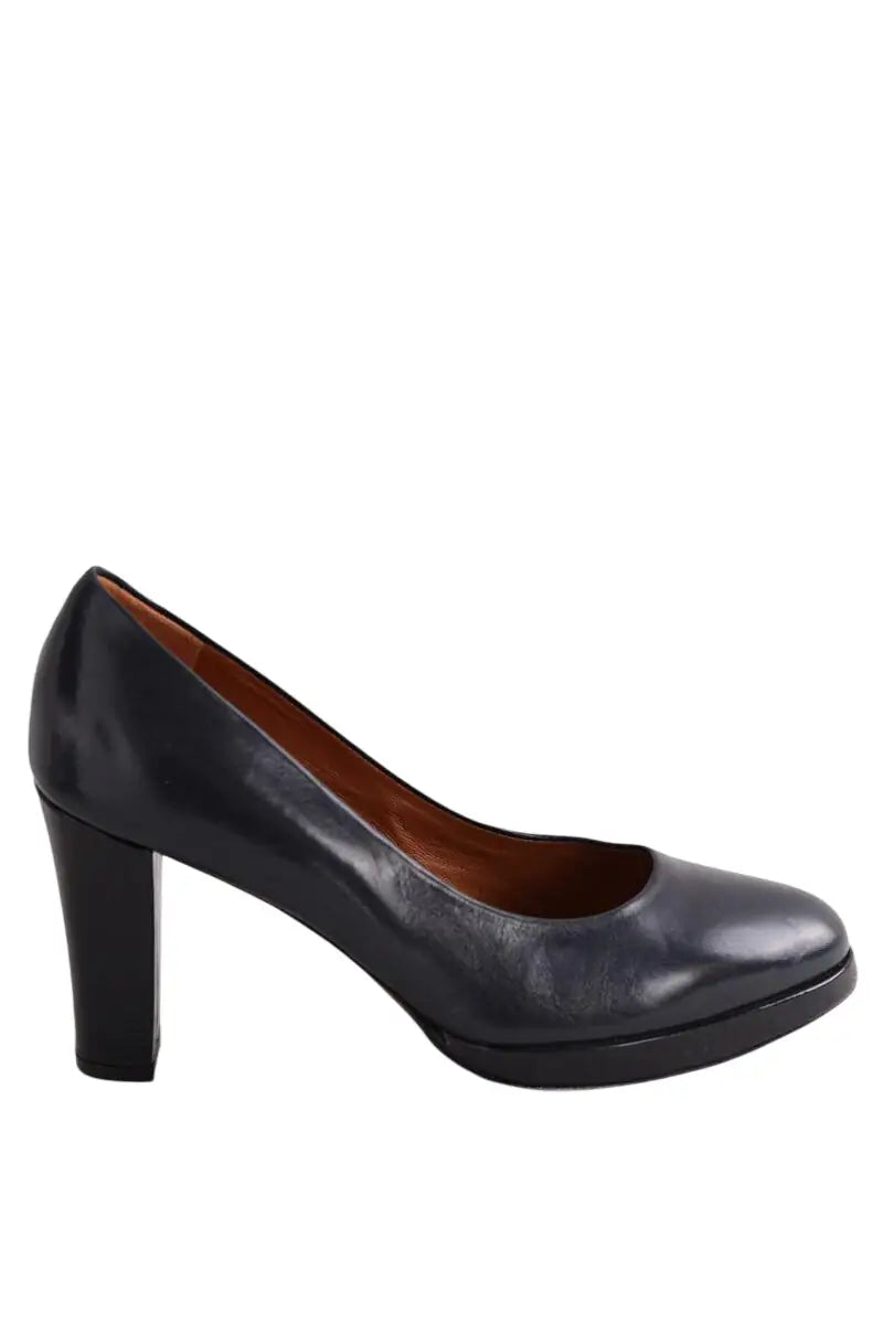 Talons Carel Noir en Cuir, taille 36 - Seconde Main
