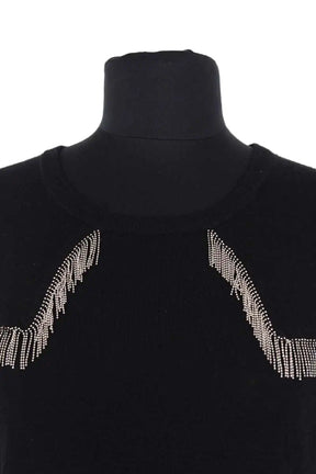 Pull Maje Noir en Laine