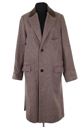 Manteau Zadig & Voltaire Mad chine Marron en Laine, taille S - Seconde Main