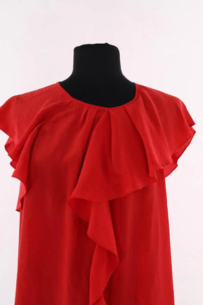 Blouse Tara Jarmon Rouge en Soie