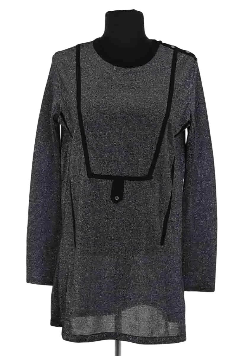 Robe Zadig & Voltaire Argent en Viscose, taille S - Seconde Main
