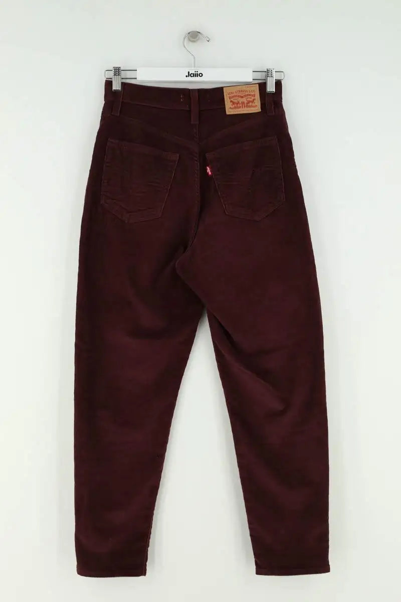 Jean droit Levi's Bordeaux en Coton