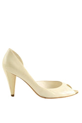 Talons Chanel  Ecru