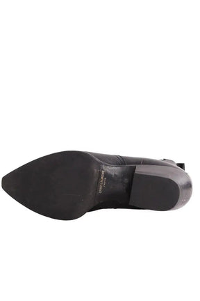 Boots western Saint Laurent Noir en Cuir