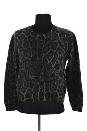 Cardigan Samantha Sung Vert en Cachemire, taille S - Seconde Main