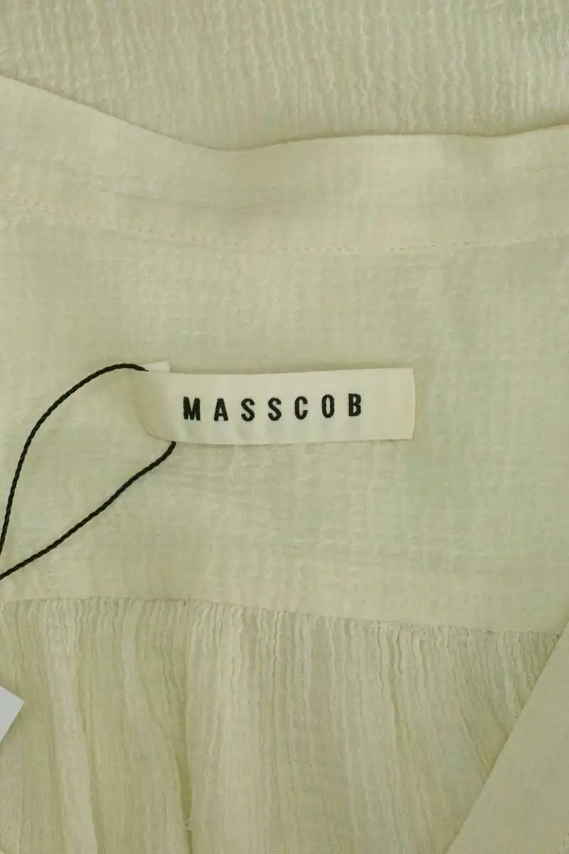 Blouse Masscob Blanc en Coton