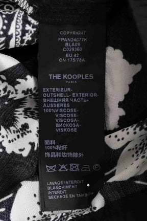 Pantalon The Kooples Noir en Viscose