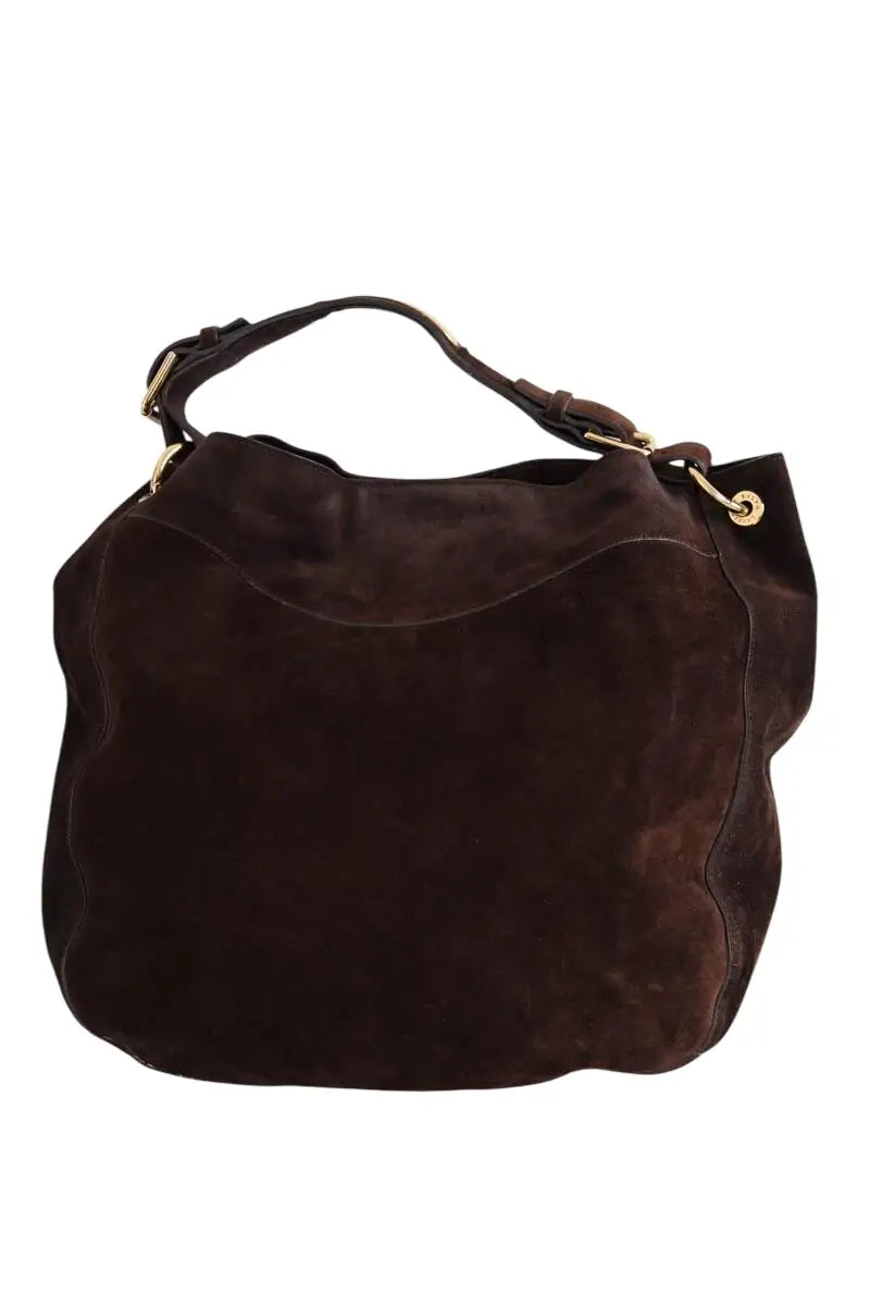 Sac porté épaule Ralph Lauren Marron en Daim - Seconde Main